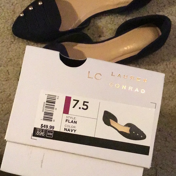 Lauren Conrad Navy Flats, 7.5 - Picture 6 of 6